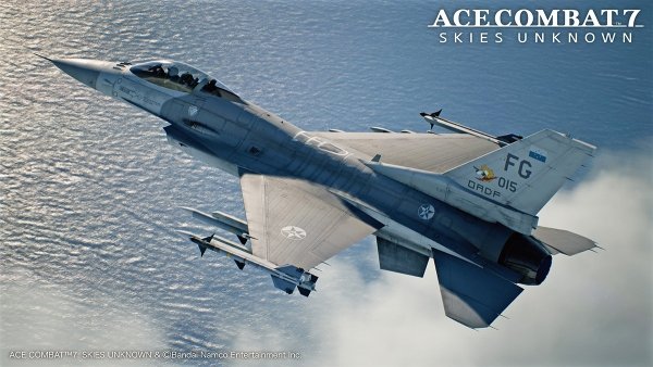 Hasegawa SP610 Ace Combat 7 Skies Unknown F-16 Fighting Falcon (C Version) Mage 1/72