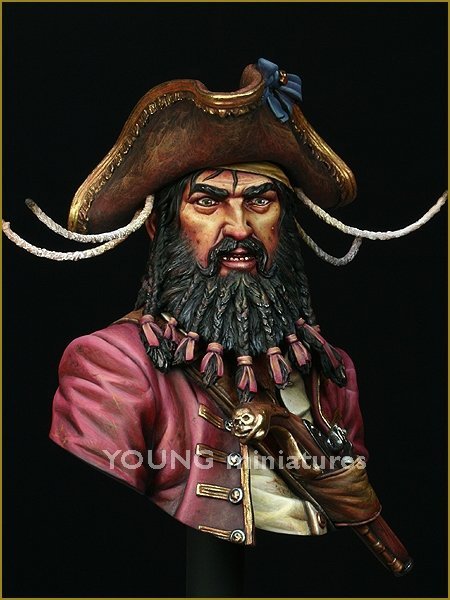 Young Miniatures YH1823 BLACK BEARD 1718 Queen Anne's Revenge 1/10
