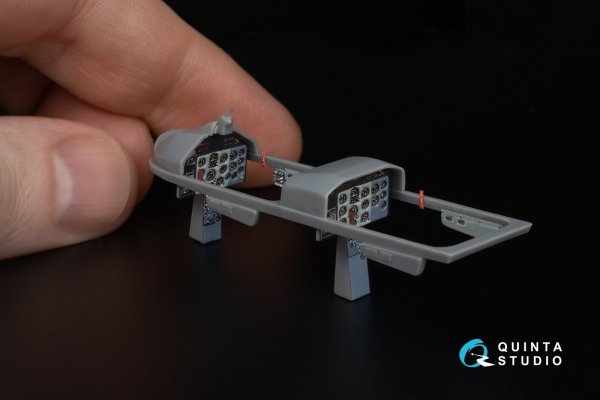 Quinta Studio QD48632 L-39C 3D-Printed &amp; coloured Interior on decal paper (Special Hobby) 1/48