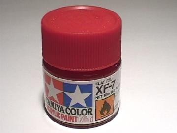 Tamiya XF7 Flat Red (81707) Acrylic paint 10ml