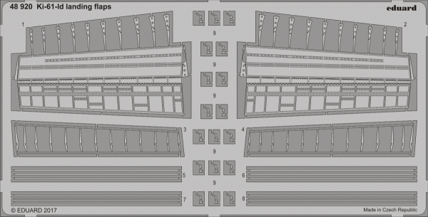 Eduard 48920 Ki-61-Id landing flaps TAMIYA 1/48