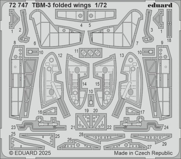 Eduard 72747 TBM-3 folded wings HOBBY BOSS 1/72