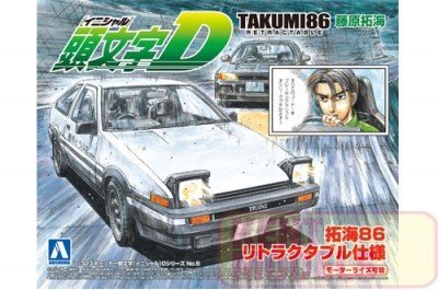 Aoshima 00900 Initial D Toyota Takumi 86 1:32