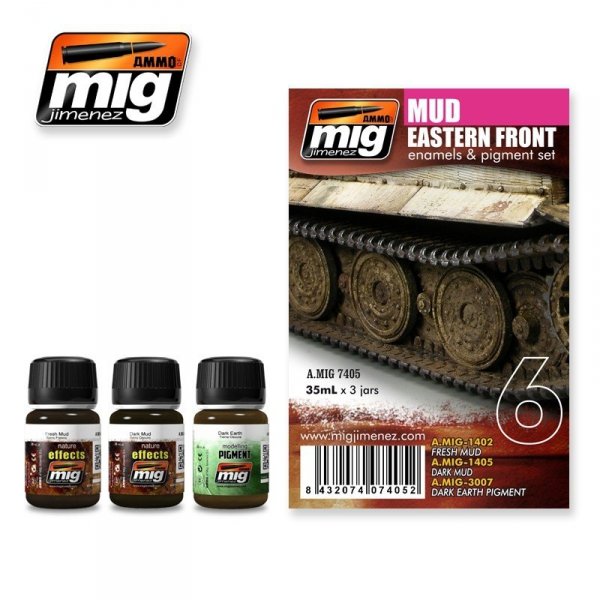 AMMO of Mig Jimenez 7405 EASTER FRONT MUD SET