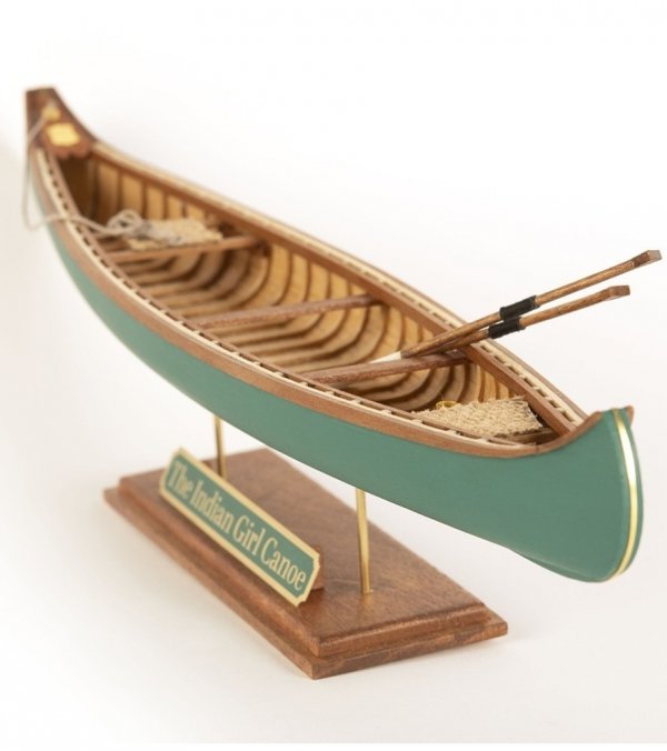 ARTESANIA LATINA 19000 Indian Girl Canoe 1/16