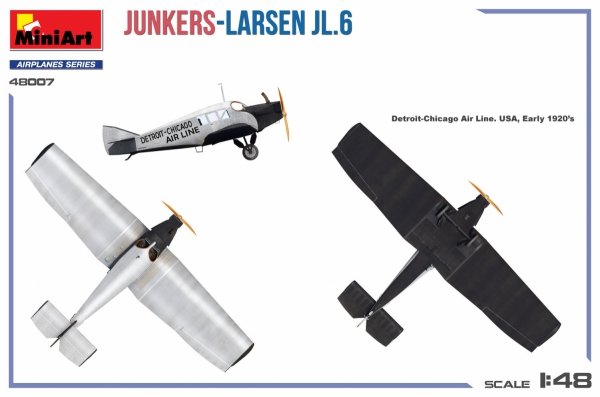 MiniArt 48007 Junkers-Larsen JL.6 1/48