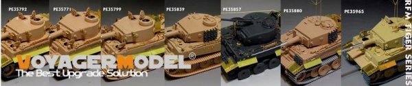 Voyager Model PE35965  WWII German Tiger I Late Production For RFM 5015 1/35