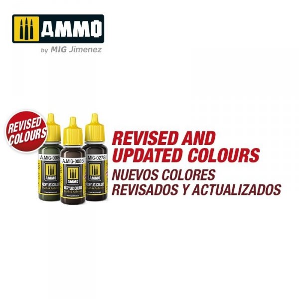 AMMO of Mig Jimenez 7188 NATO Colors Set 3x17ml