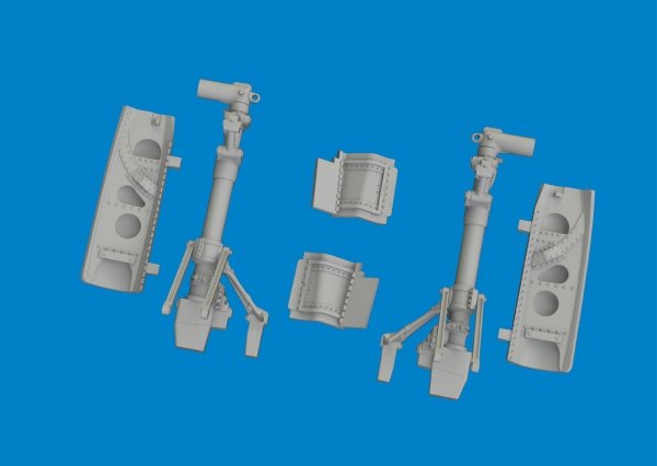 Eduard 6481142 P-40N undercarriage legs PRINT EDUARD 1/48