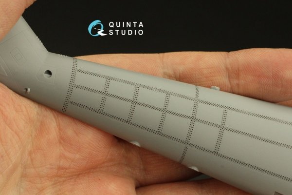 Quinta Studio QRV-035 Triple riveting rows (rivet size 0.10 mm, gap 0.4 mm, suits 1/72 scale), Black color, total length 6.6 m/22 ft