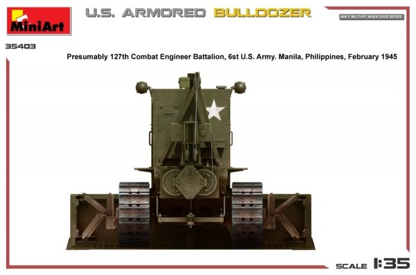 MiniArt 35403 U.S. ARMORED BULLDOZER 1/35