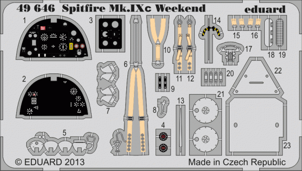 Eduard 49646 Spitfire Mk. IXc Weekend 1/48 (Eduard)