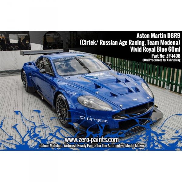 Zero Paints ZP-1408 Vivid Royal Blue - Aston Martin DBR9 60ml