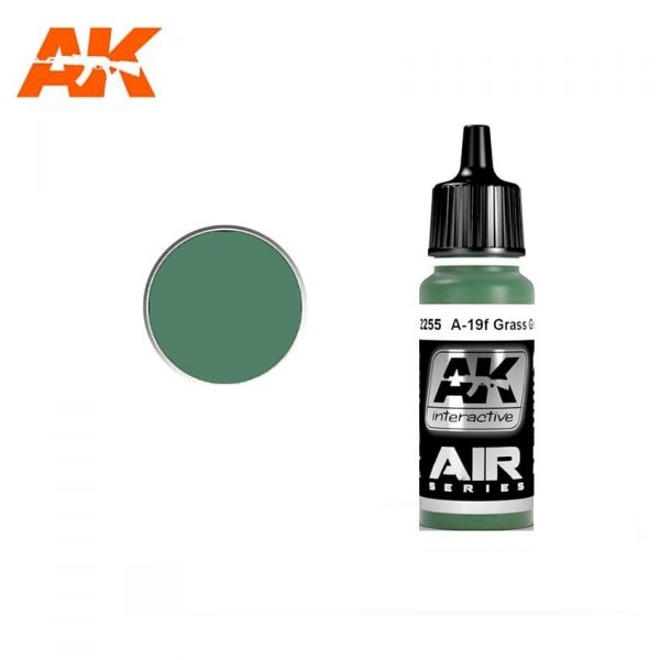 AK Interactive AK2255 A-19F GRASS GREEN 17ml