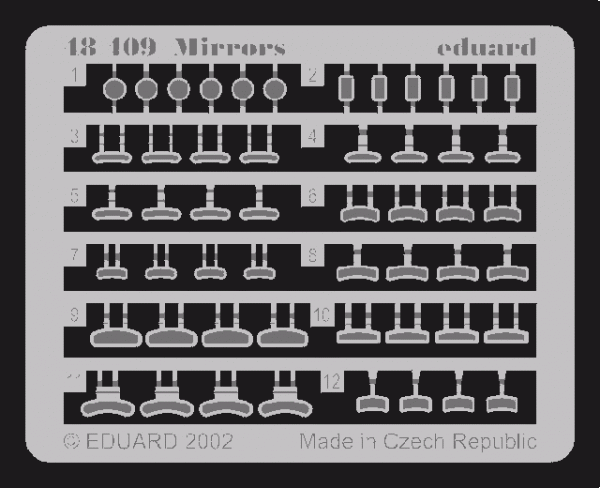 Eduard 48409 Mirrors 1/48