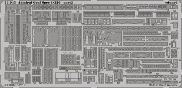 Eduard 53045 Admiral Graf Spee 1/350  TRUMPETER