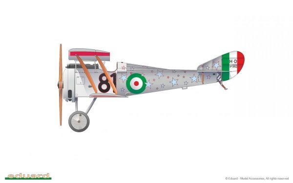 Eduard 11139 IL Magnifico Hanriot HD.I in Italian Service Limited Edition 1/48