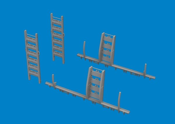 Eduard 6481012 B-26B bomb racks PRINT ICM 1/48