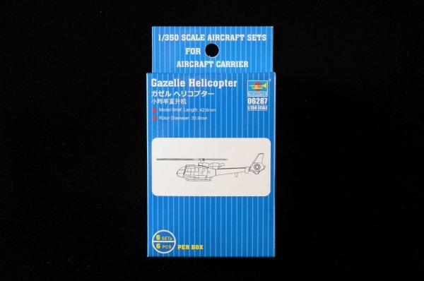 Trumpeter 06287 Gazelle Helicopter 1/350