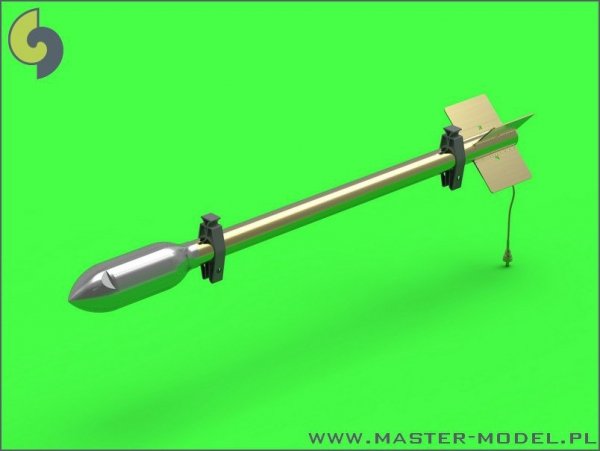 Master AM-24-011 British 3in Rocket RP-3 with 60LB SAP heads (8pcs) (1:24)