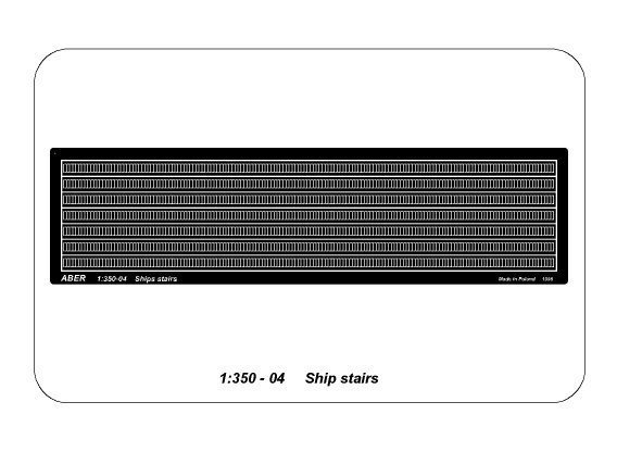 Aber 350-04 Ships stairs (1:350)