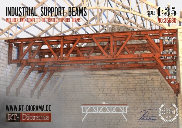 RT-Diorama 35680 Industrial Support Beams 1/35
