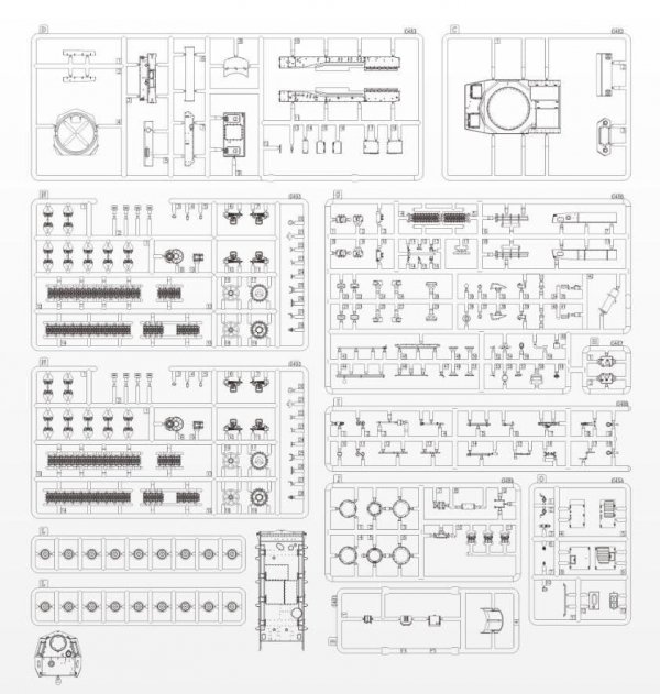 Flyhawk FH3026 German Pz.Kpfw. IV Ausf. F1 1/72