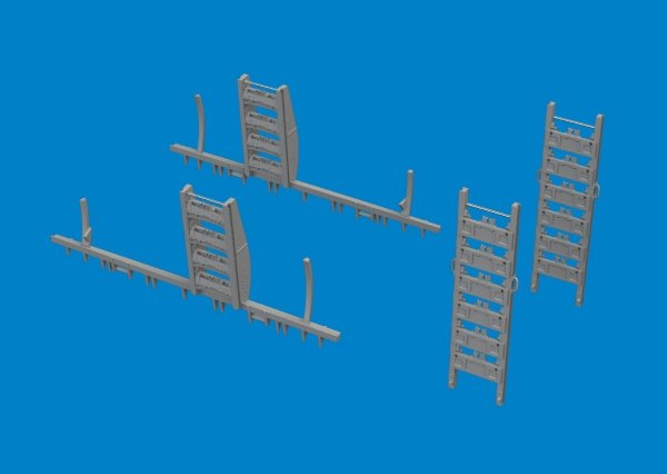 Eduard 6481012 B-26B bomb racks PRINT ICM 1/48