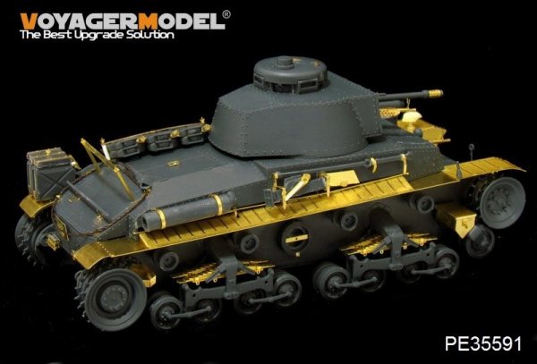Voyager Model PE35591 WWII German Pz.Kpfw.35(t) (Machine Gun barrel Include) (OR ACADEMY 13280 1/35