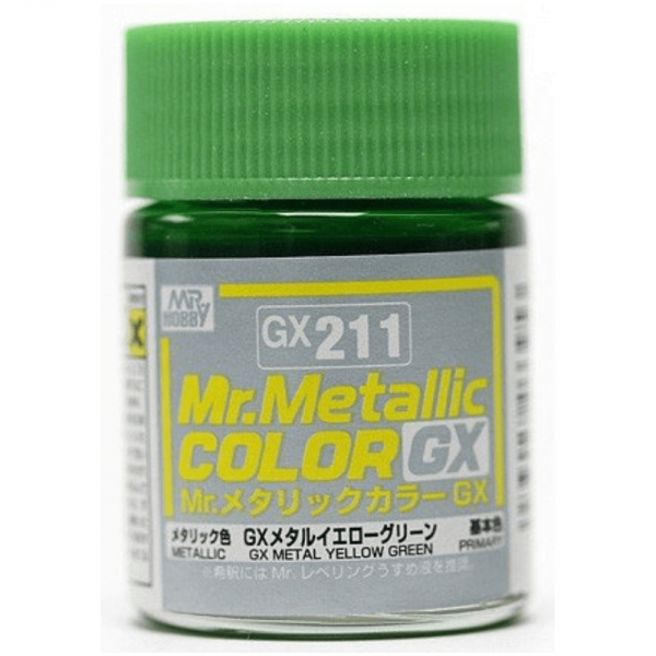 Mr.Color GX211 Metal Yellow Green 18ml