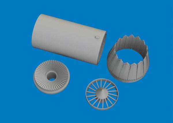 Eduard 672430 F-35C exhaust nozzle PRINT for TAMIYA 1/72