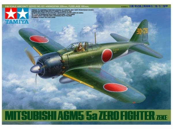 Tamiya 61103 Mitsubishi A6M5/5a Zero 1/48