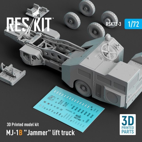 RESKIT RSK72-0003 MJ-1B "Jammer" lift truck (3D Printed model kit) (1/72)