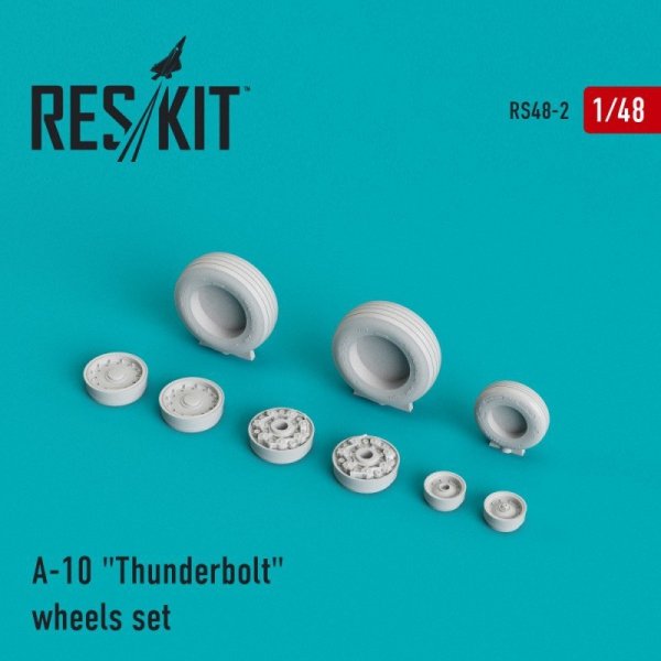 RESKIT RS48-0002 A-10 &quot;Thunderbolt&quot; wheels set 1/48