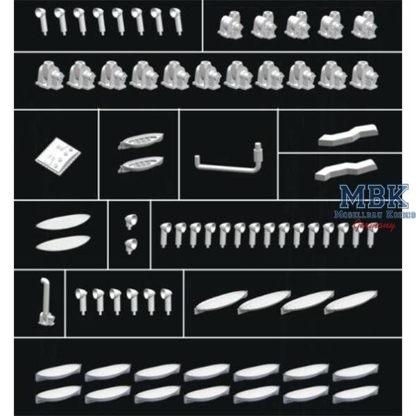 FlyHawk Model FH400001 R.M.S. TITANIC Upgrade Parts for Academy 1/400