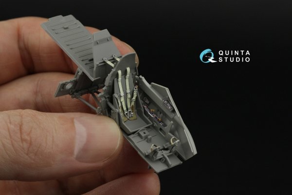 Quinta Studio QD48657 Hs 129B-2 3D-Printed &amp; coloured Interior on decal paper (Takom) 1/48