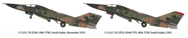 Hobby 2000 72038 General-Dynamics F-111F Operation &quot; Desert Storm &quot; 1/72