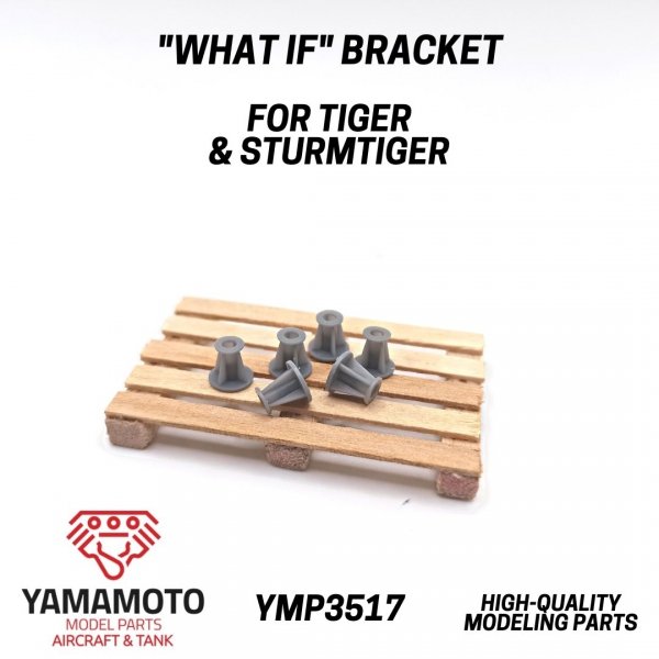 Yamamoto YMP3517 &quot;What If&quot; Bracket for Tiger &amp; Sturmtiger 1/35