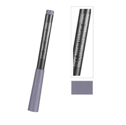 DSPIAE MK-08 Mecha Grey Soft Tipped Marker Pen