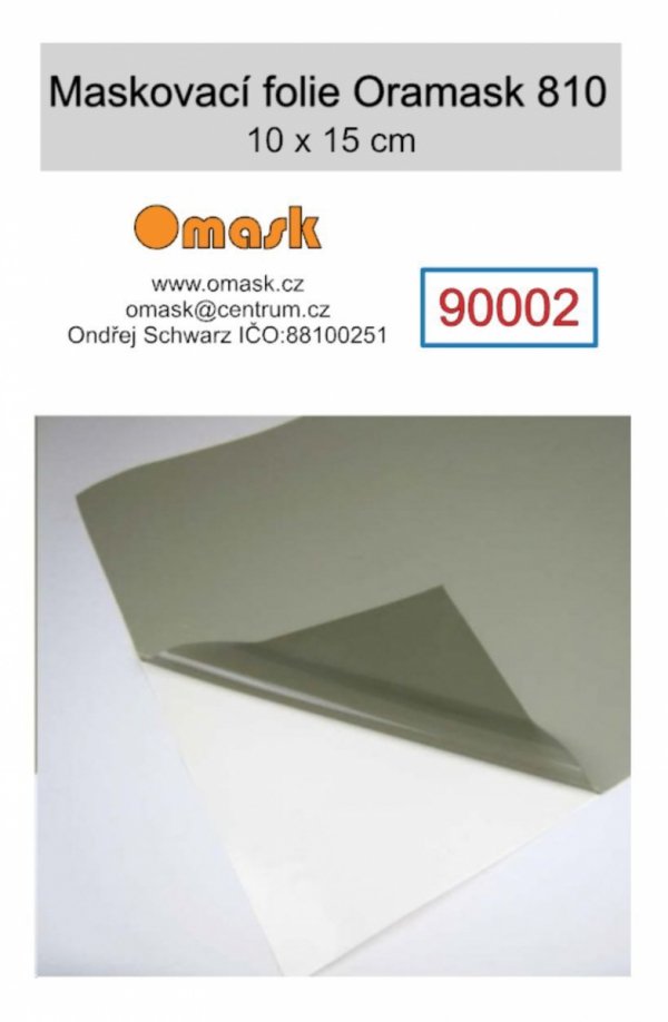 Omask 90002 Masking foil Oramask 810 (10x15cm)