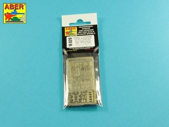 Aber 16029 Handles for towing ropes and tensioning the tracks of Tiger I and King Tiger tanks 1/16