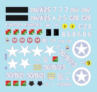 Star Decals 35-C1429 D-Day DUKW. British Amphibians # 1. 50 Coy (GT) and 299 Coy. (GT) RASC. 1/35