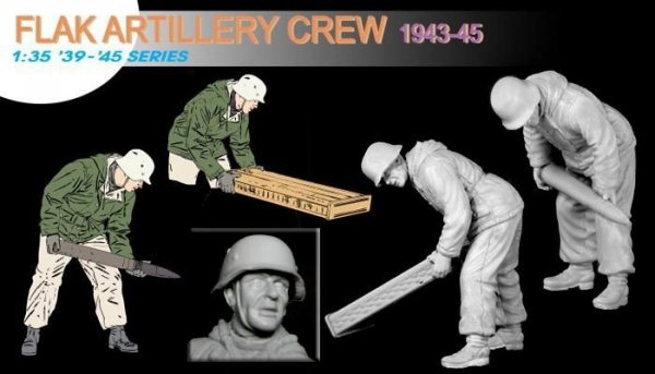 Dragon 6275 Flak Artillery Crew(Winter1943-45) (1:35)
