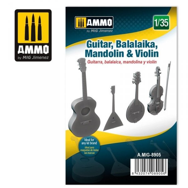 Ammo of Mig 8905 Guitar, Balalaika, Mandolin &amp; Violin 1/35