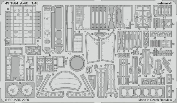 Eduard BIG49471 Douglas A-4 C Skyhawk - Bog Ed Set (for Hobby Boss Kits) 1/48