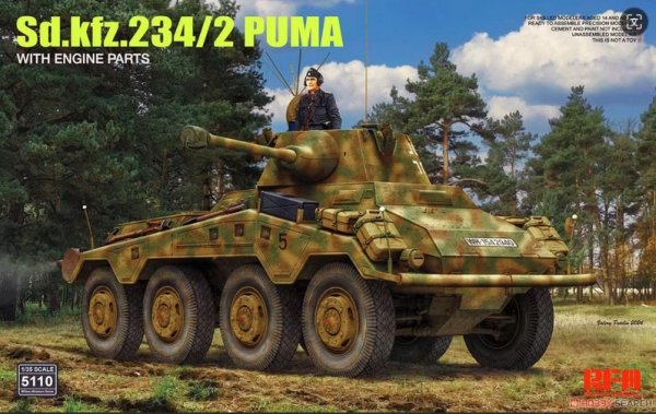 Voyager Model PE351302 WWII German Sd.Kfz 234 storage box late version For RFM 5110 1/35