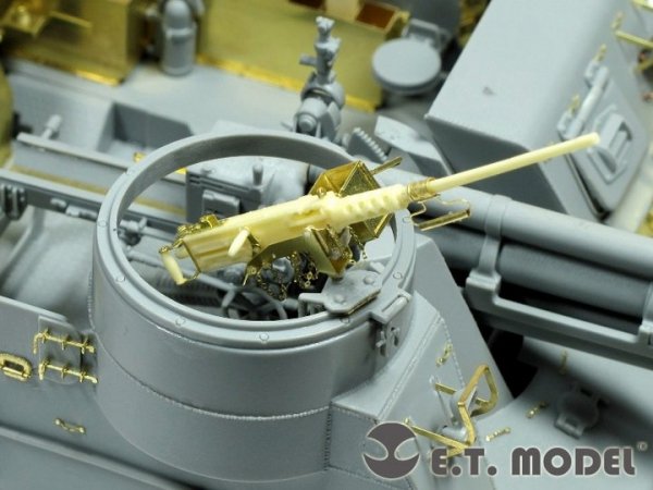 E.T. Model EA35-040 WWII US ARMY M2HB MG w/50 Rounds Ammunition Can 1/35