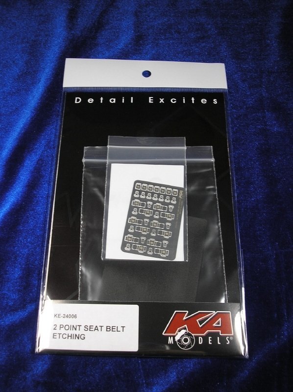 KA Models KA-24002 Seat Belt Etching Set ( pasy bezpieczeństwa ) 1/24