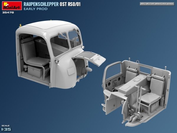 Miniart 35478 RAUPENSCHLEPPER OST RSO/01. EARLY PROD 1/35