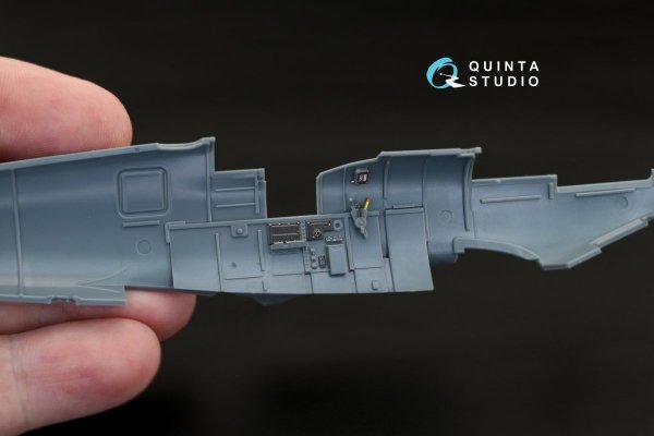 Quinta Studio QD48119 Spitfire Mk.IX 3D-Printed &amp; coloured Interior on decal paper (for Eduard kit) 1/48